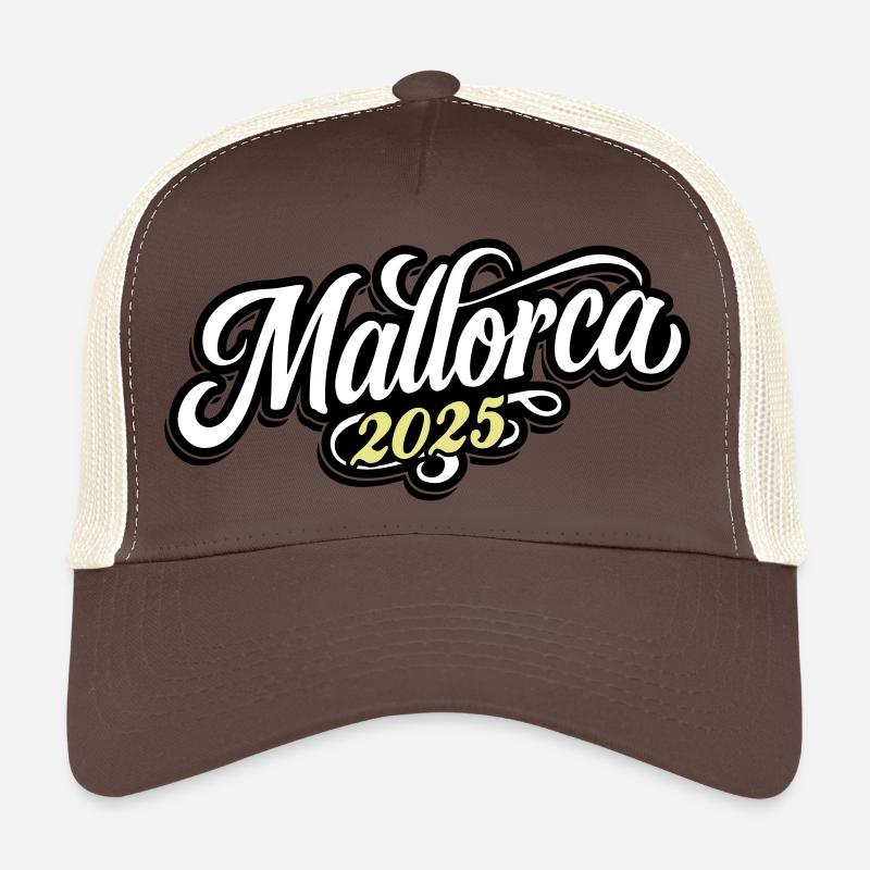 Mallorca 2025 - Trucker Cap - Braun/Beige