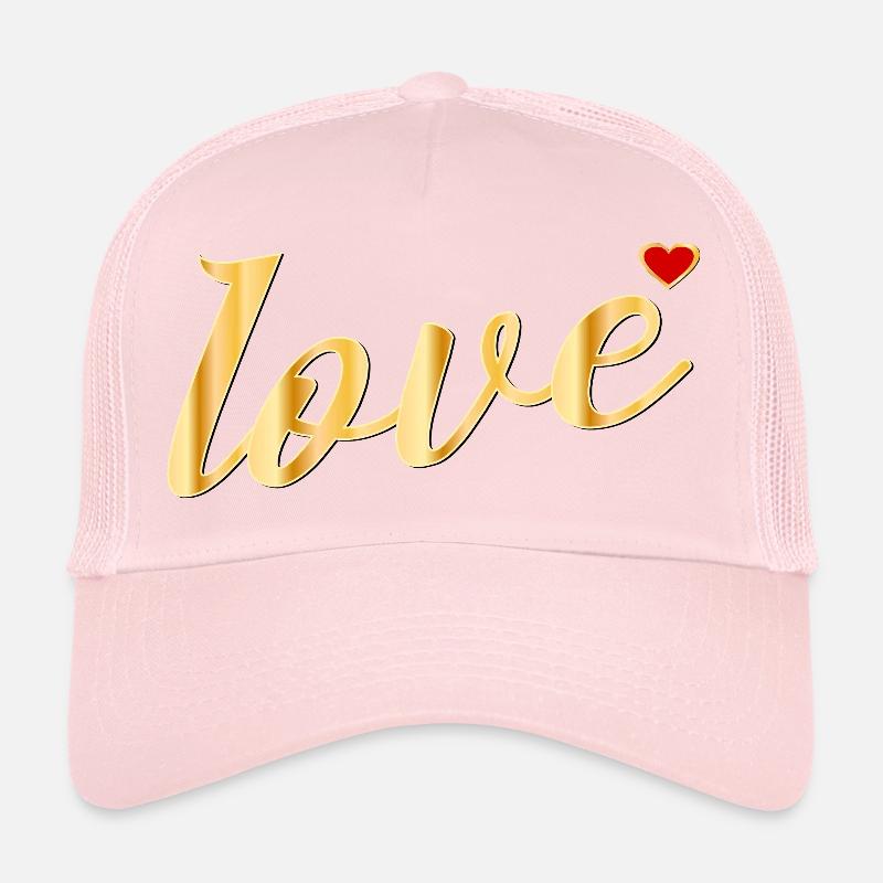 LIEBE HERZ BOTSCHAFT Trucker Cap