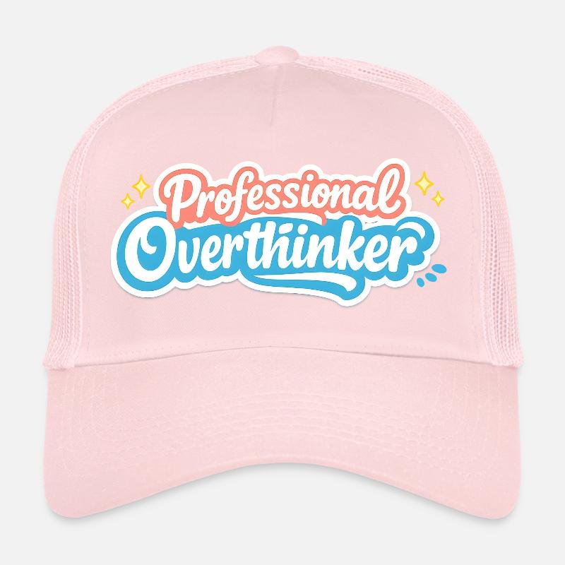VINTAGE PROFESSIONNEL DE OVERTHINKER Casquette trucker 
