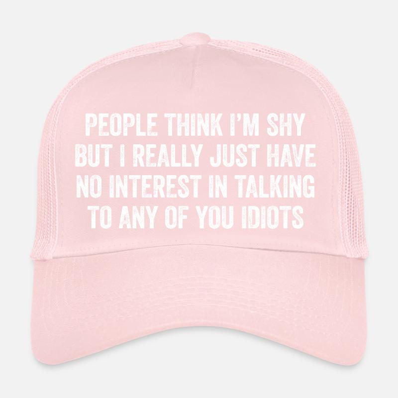 Introverti et honnête Casquette trucker 
