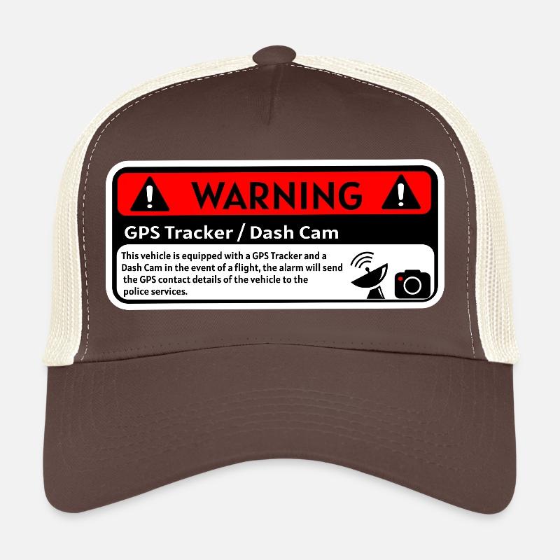 Alerte GPS Dash Cam Casquette trucker 