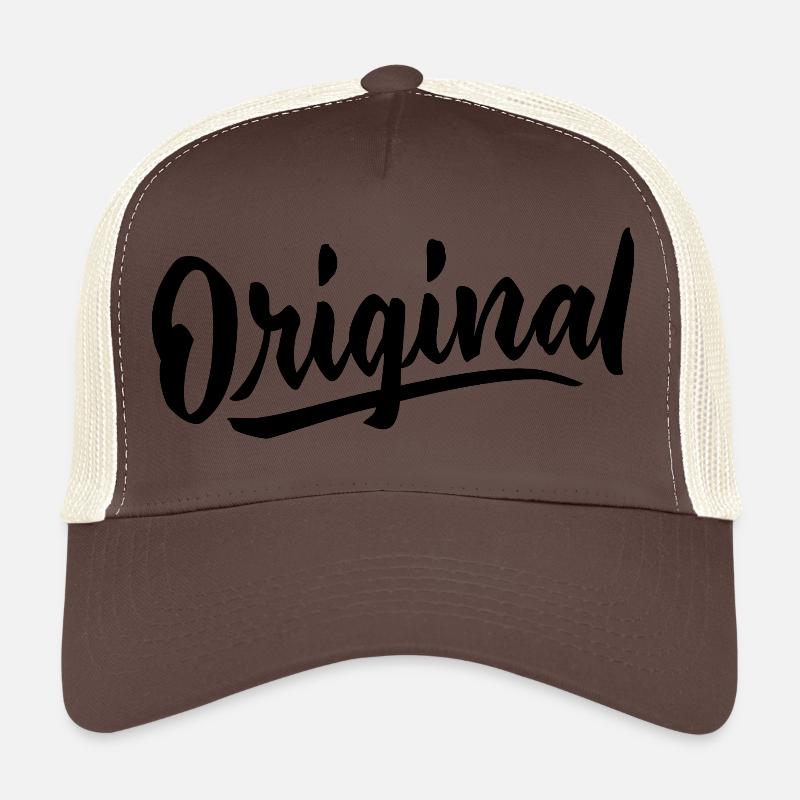 Design original de lettrage minimaliste Casquette trucker 