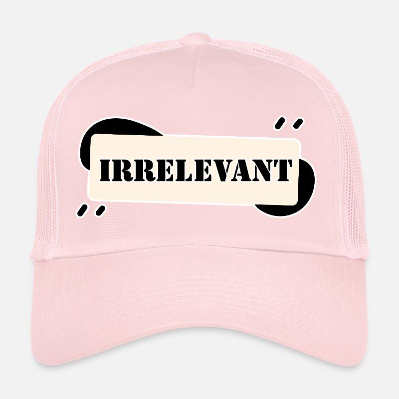 IRRELEVANT Casquette trucker 