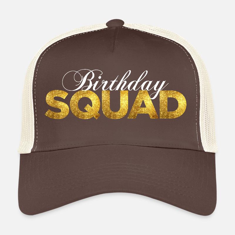 Équipe d'anniversaire Casquette trucker 