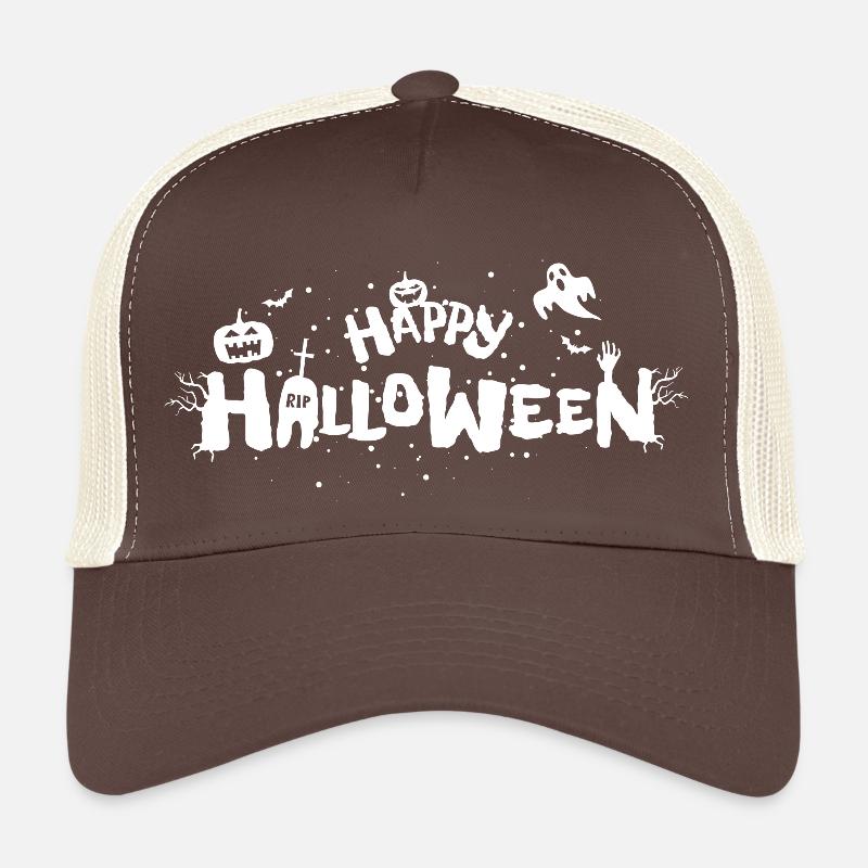Halloween - Trucker Cap - Braun/Beige