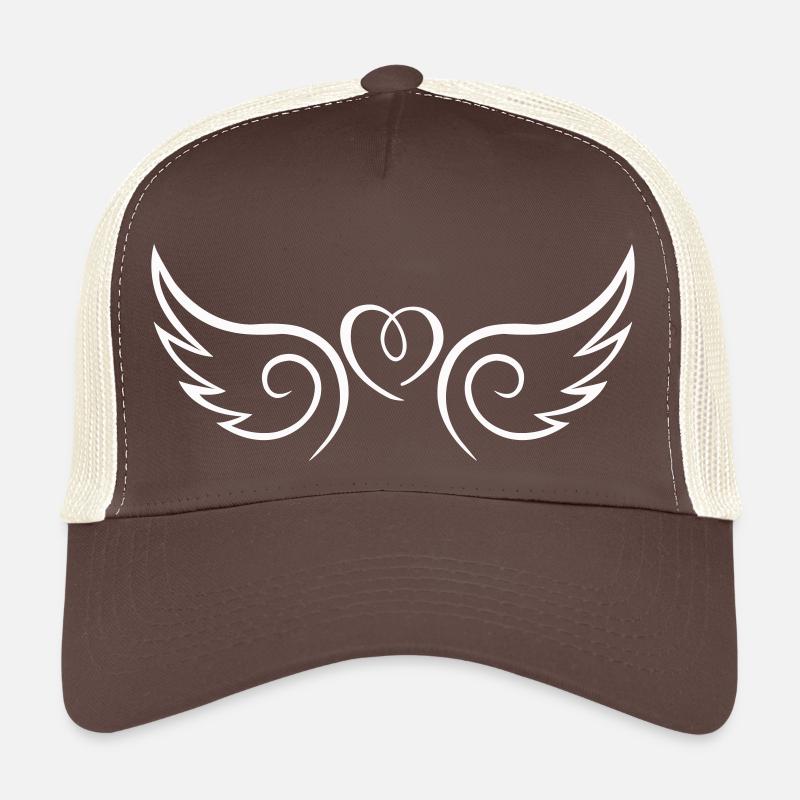 Ailes Cœur Casquette trucker 