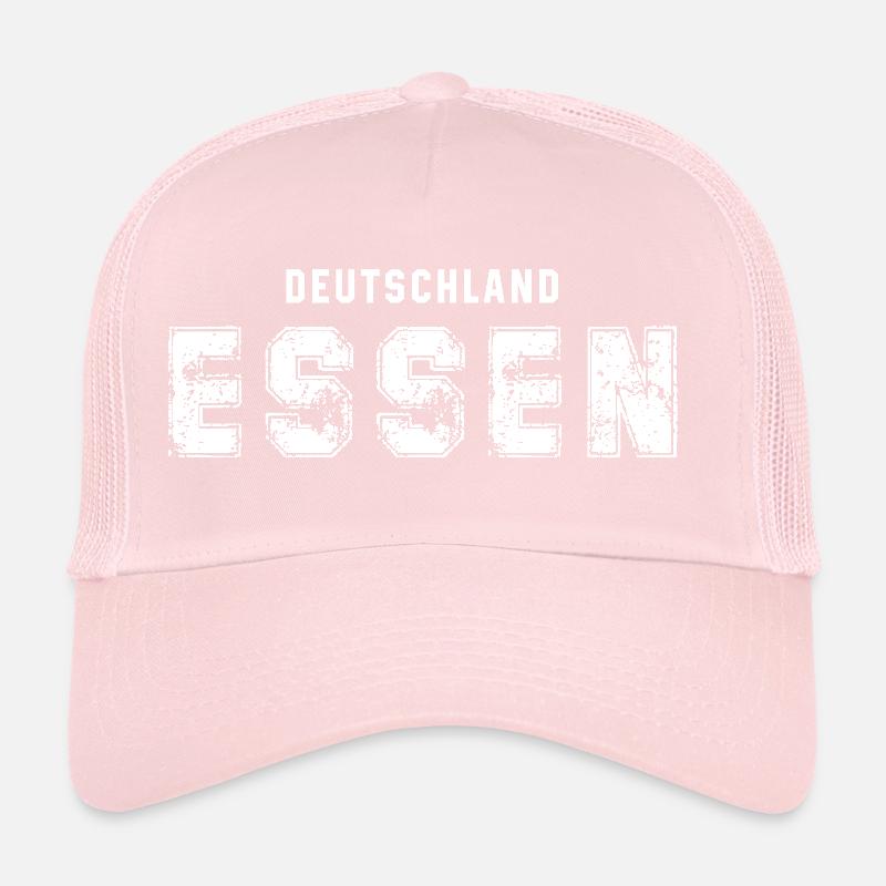 Germany Essen - Washed-out text design Trucker Cap