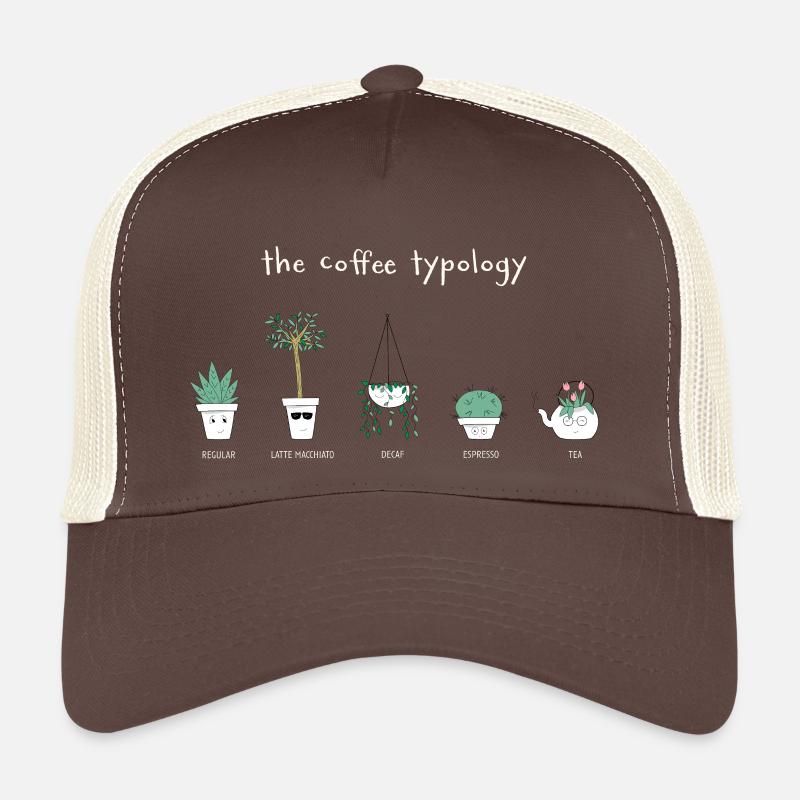 Kaffee Typen - hell Trucker Cap
