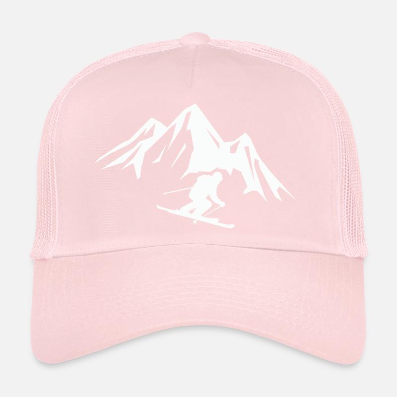 Ski Mountains Trucker Cap