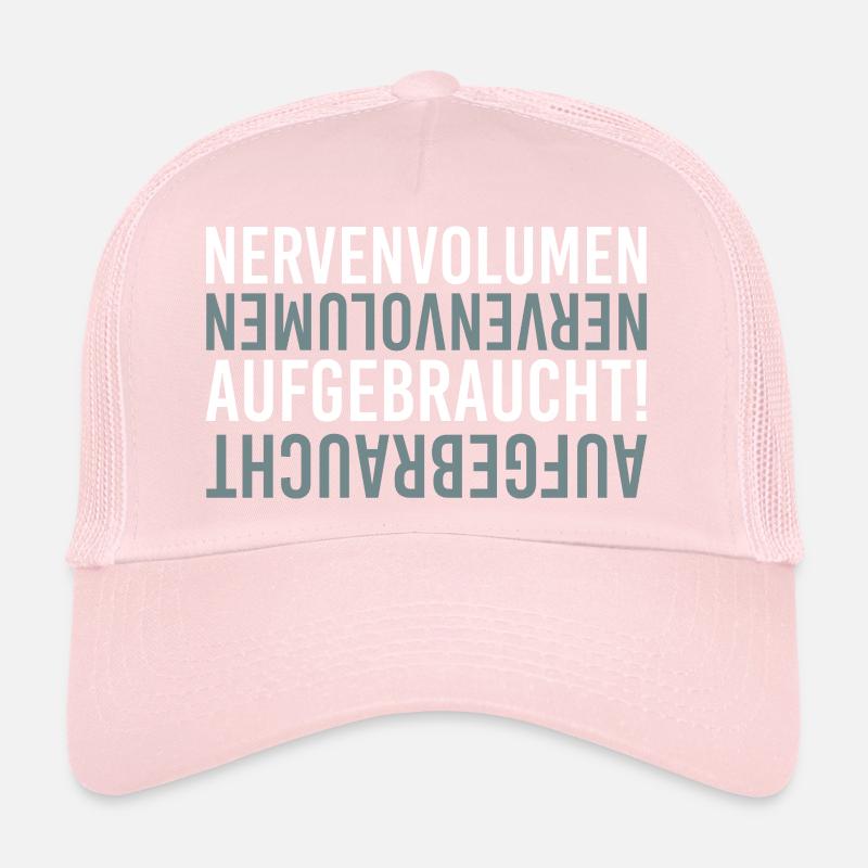 Volume nerveux épuisé Casquette trucker 