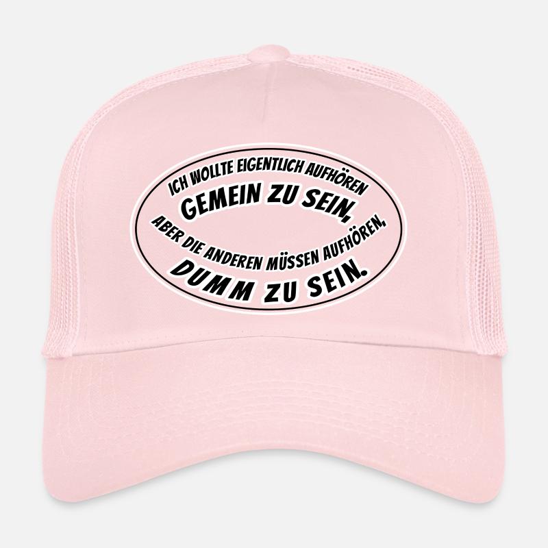 Méchant et stupide Casquette trucker 