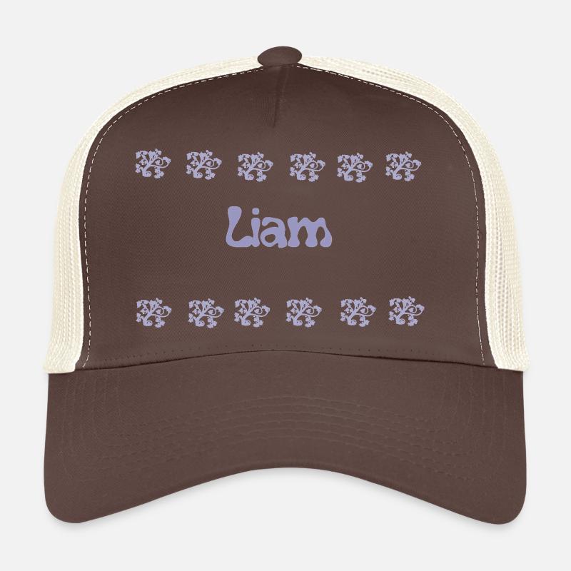 Liam Lavender Bubbles Trucker Cap