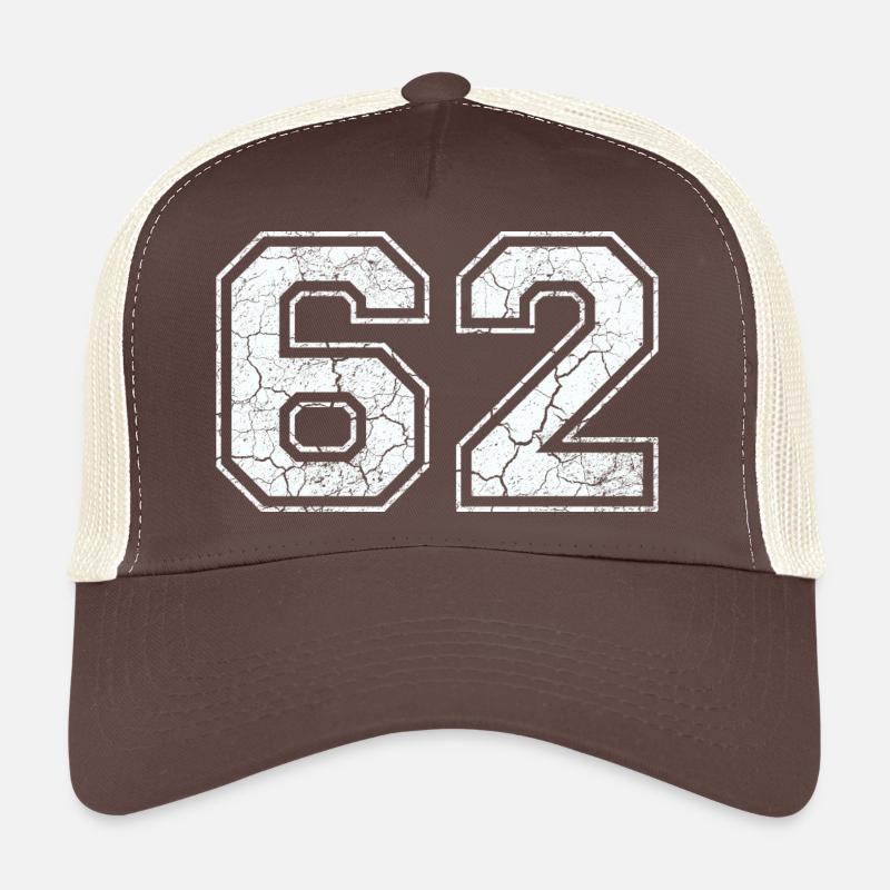 62 dans blanc in Used Look Casquette trucker 