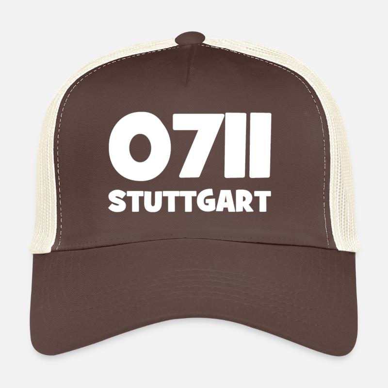 0711 Vorwahl Stuttgart Neckar Schwaben Trucker Cap