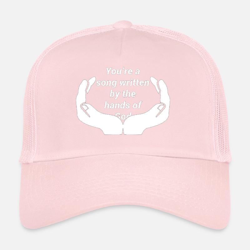 Conception de texte d'inspiration divine Casquette trucker 