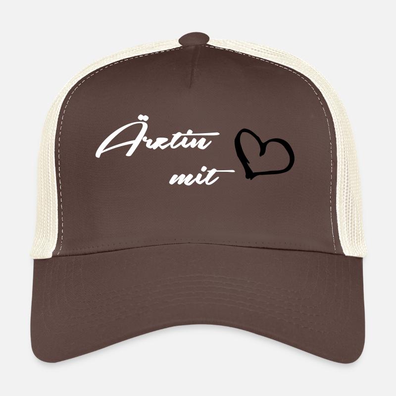 Ärztin - Trucker Cap - Braun/Beige