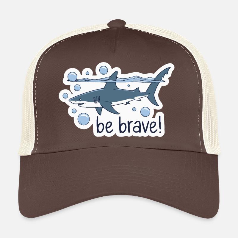 SOYEZ COURAGEUX REQUIN Casquette trucker 