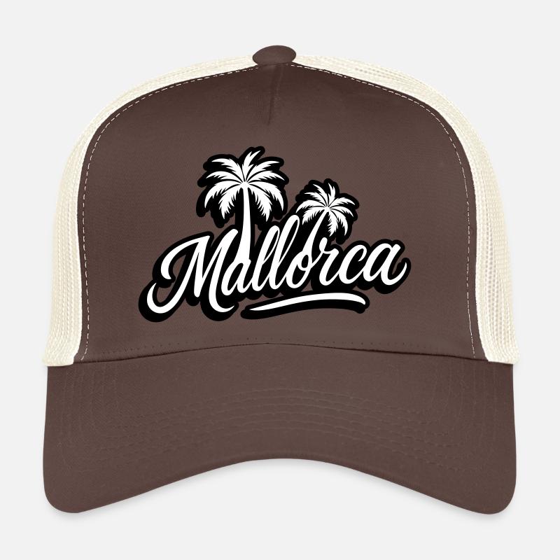 Palmiers de Majorque Casquette trucker 