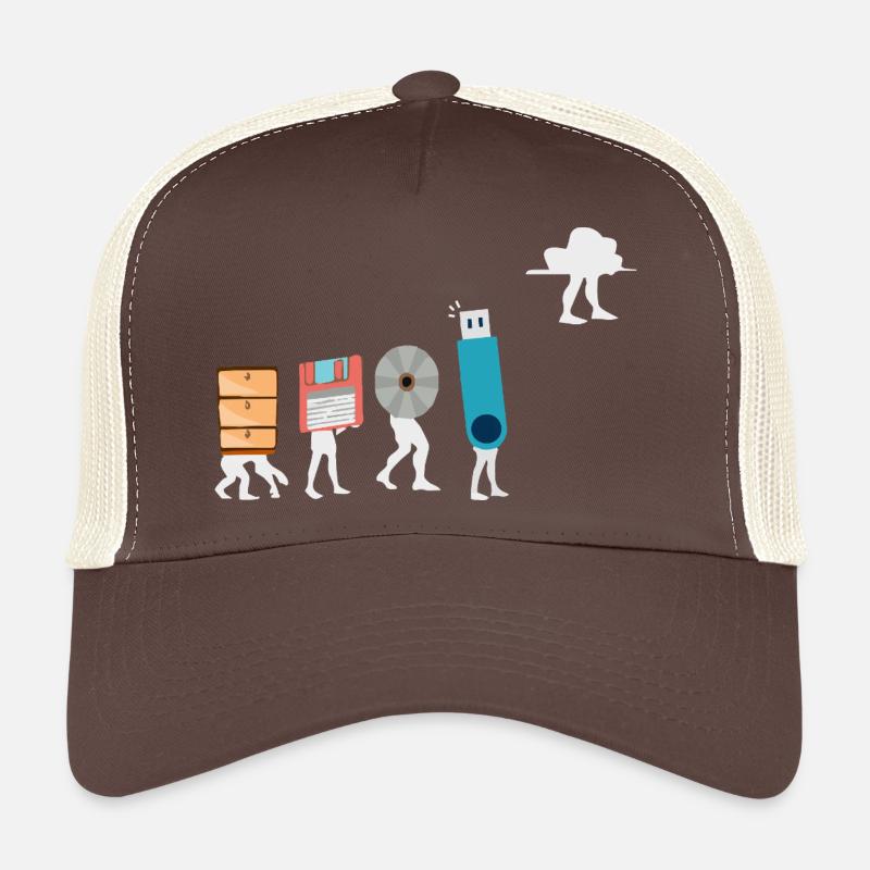 Cloud-Computing-Lustige Programmierer-Daten-KI-Software Trucker Cap