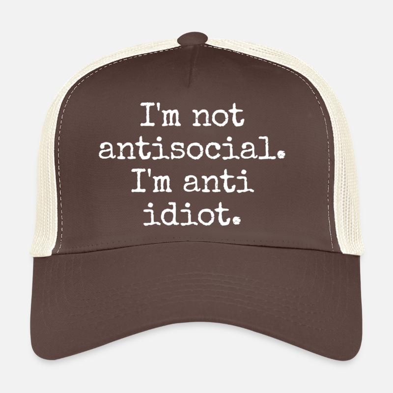 Sarcastic introvert Trucker Cap