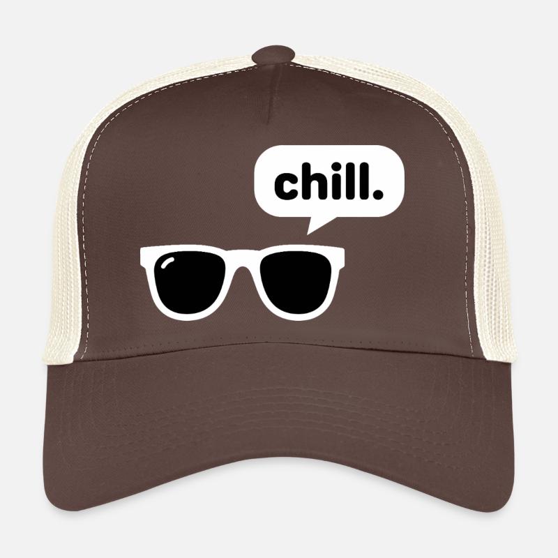 Froid. - Lunettes de soleil cool Casquette trucker 
