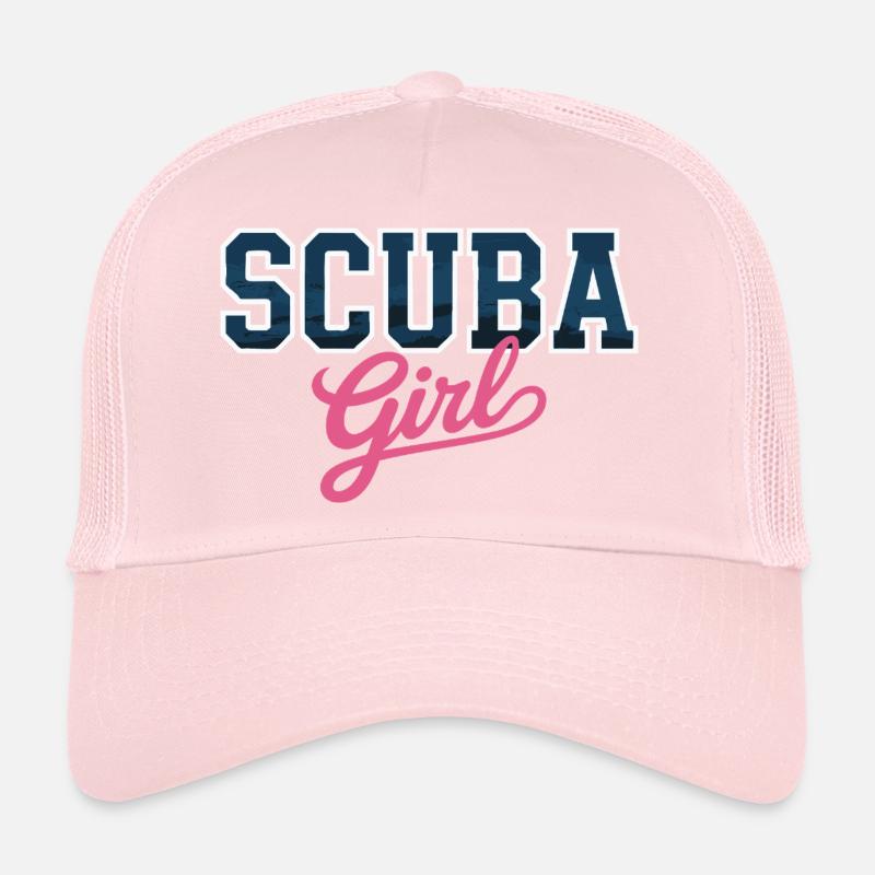 Conception de fille de plongée Casquette trucker 