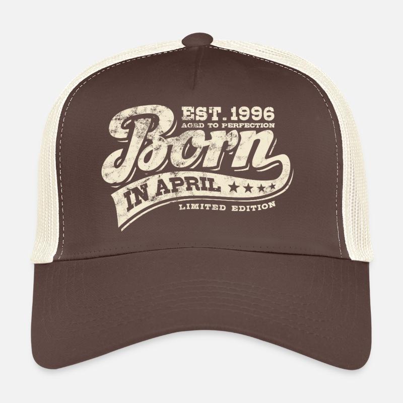 Born in April 1996 - Geburtstag - Geschenk Trucker Cap