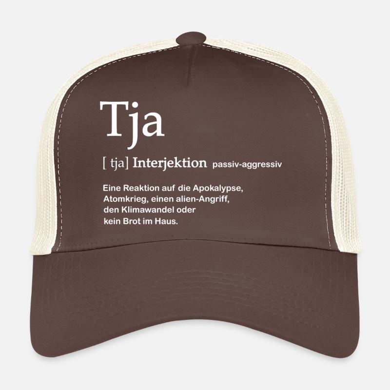Tja - Trucker Cap - Braun/Beige