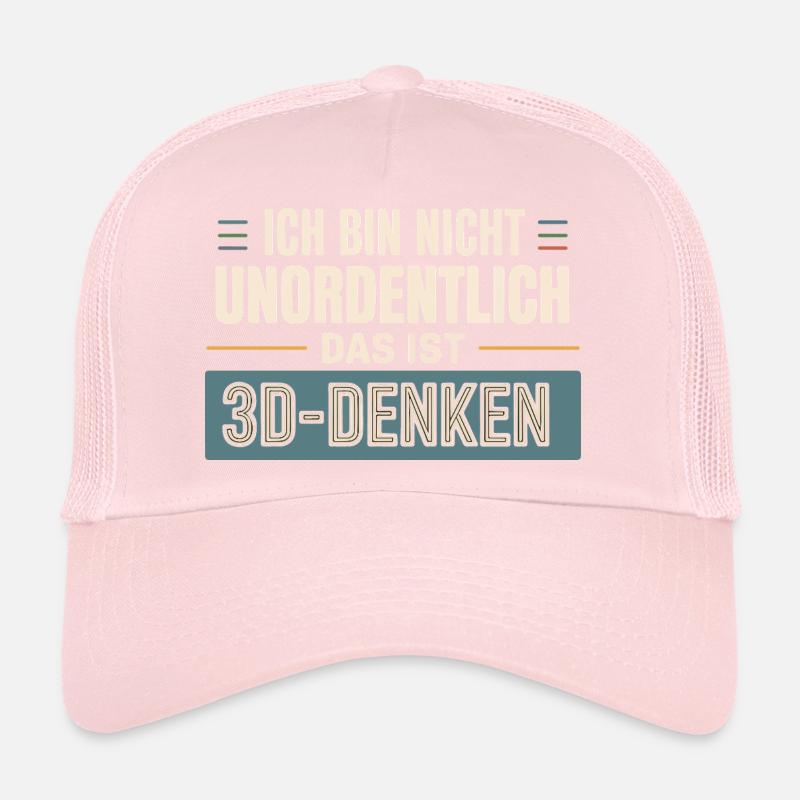 Je ne suis pas désordonné, c’est de la pensée 3D Casquette trucker 