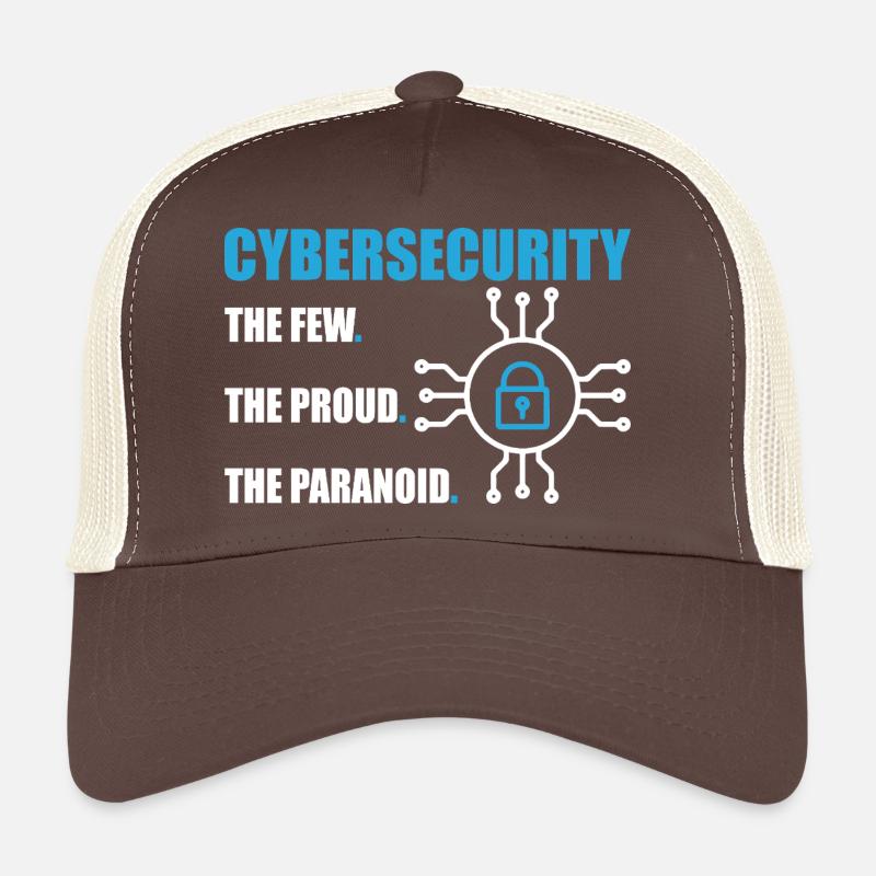 Lustiges Cybersicherheits-IT-Support-IT-Sicherheitsnetzwerk Trucker Cap