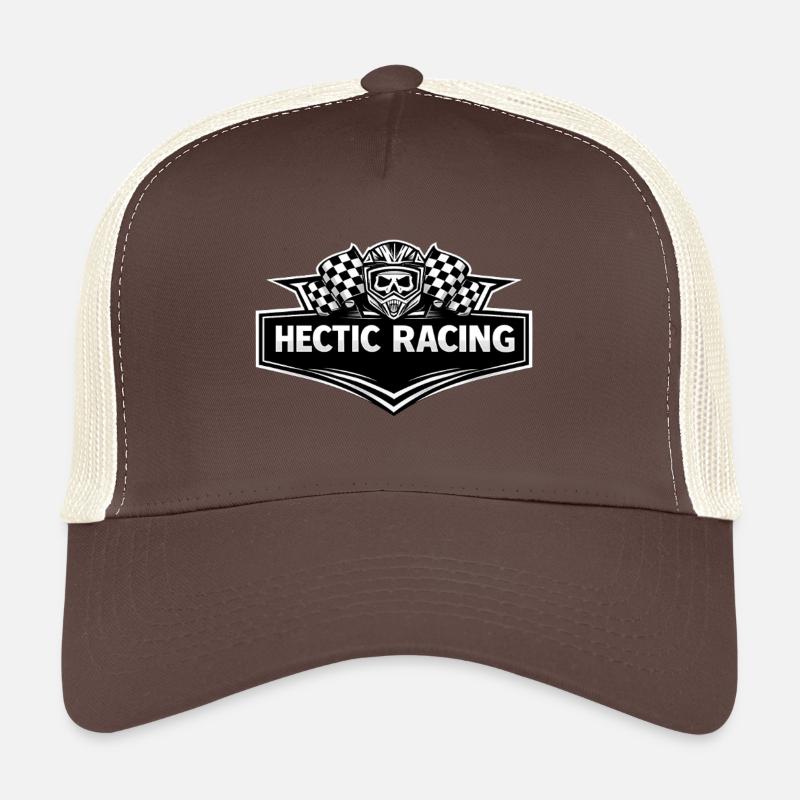Courses Intenses – Édition Motocross Skull Casquette trucker 