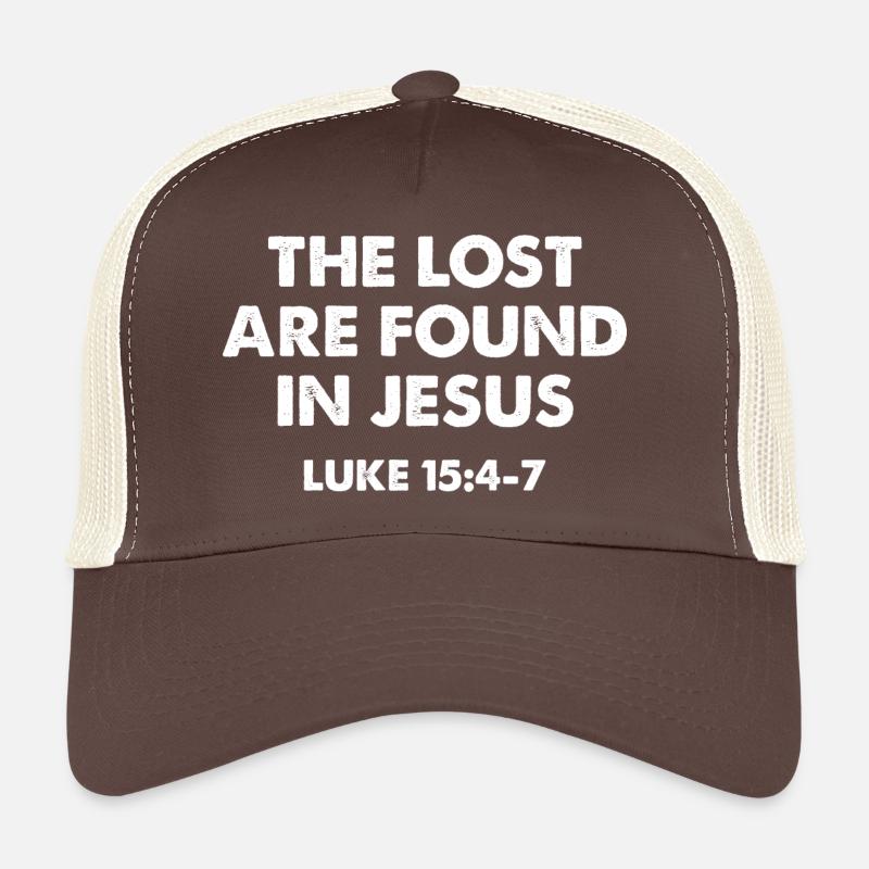 Les perdus sont trouvés dans Jésus Luc 15:4-7 Casquette trucker 