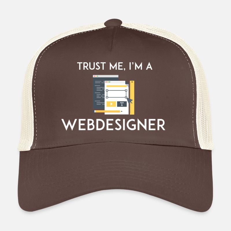 Croyez-moi, je suis webdesigner Casquette trucker 