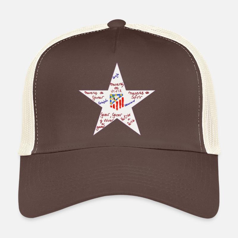 Étoile d’argent des Aléti et phrases emblématiques Casquette trucker 