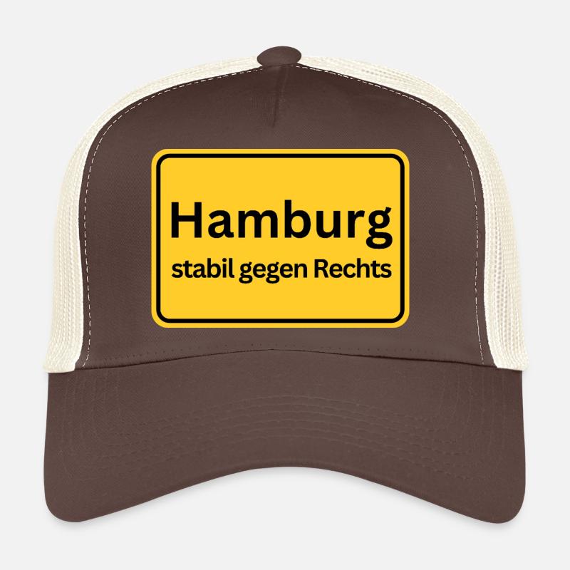 L’étable de Hambourg contre la droite Casquette trucker 