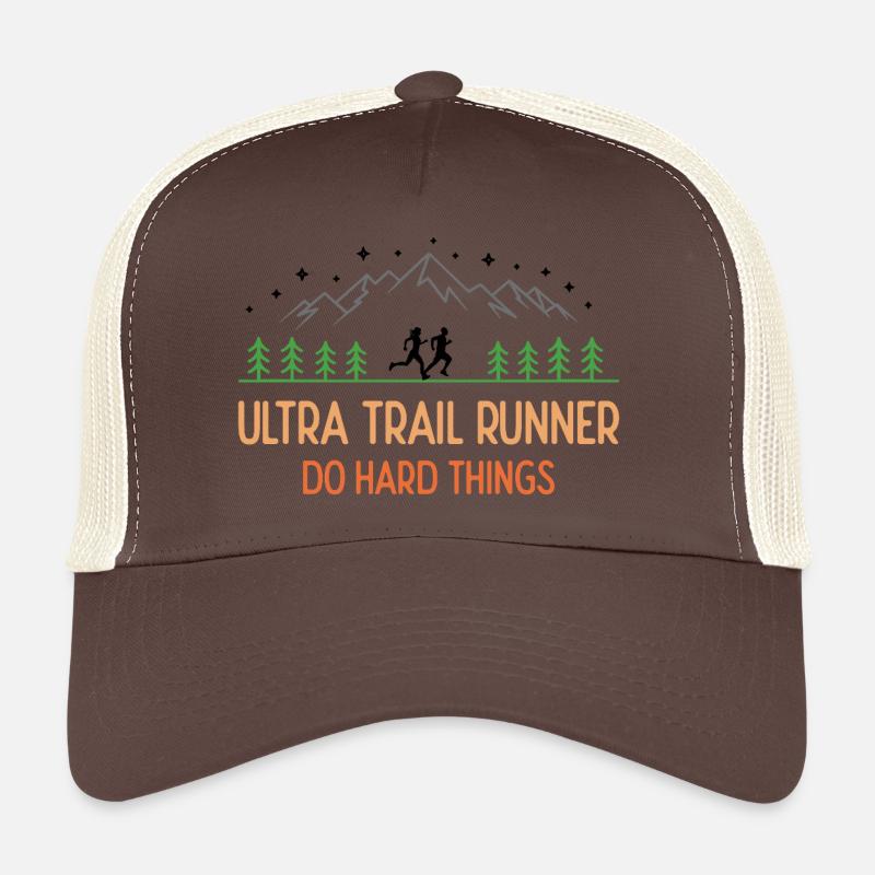 Ultra Trail Runner - Faites des choses difficiles Casquette trucker 