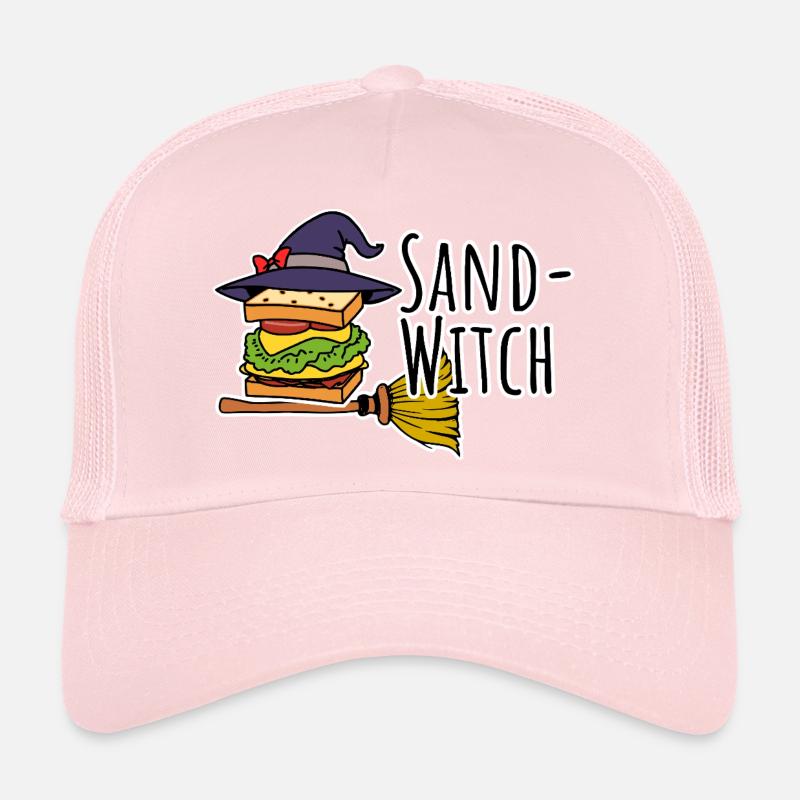 Die Hexe ist ein Sand-Witch, Halloween Hexen Brot! Trucker Cap