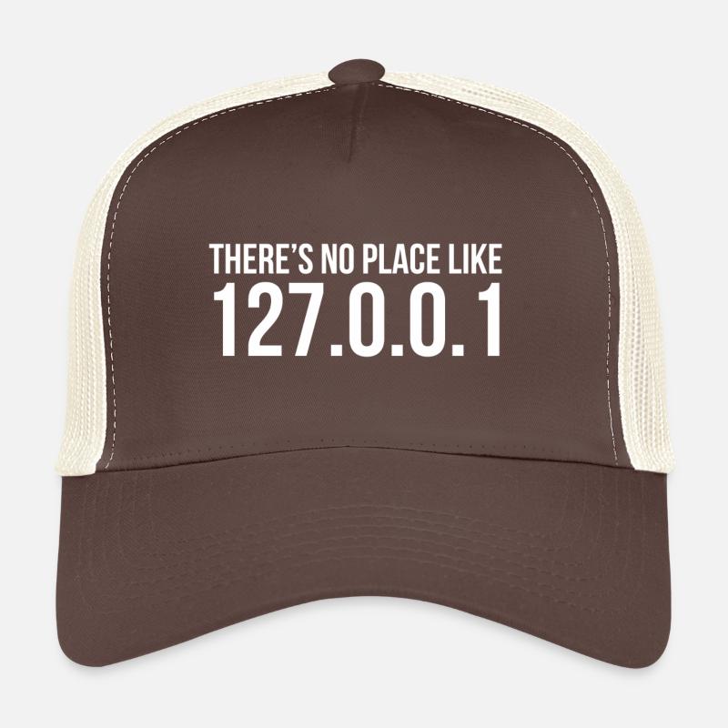 127.0.0.1 Hôte local - Admin et programmeur Casquette trucker 