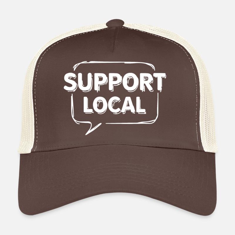 SOUTENEZ LOCAL BRIGHT Casquette trucker 