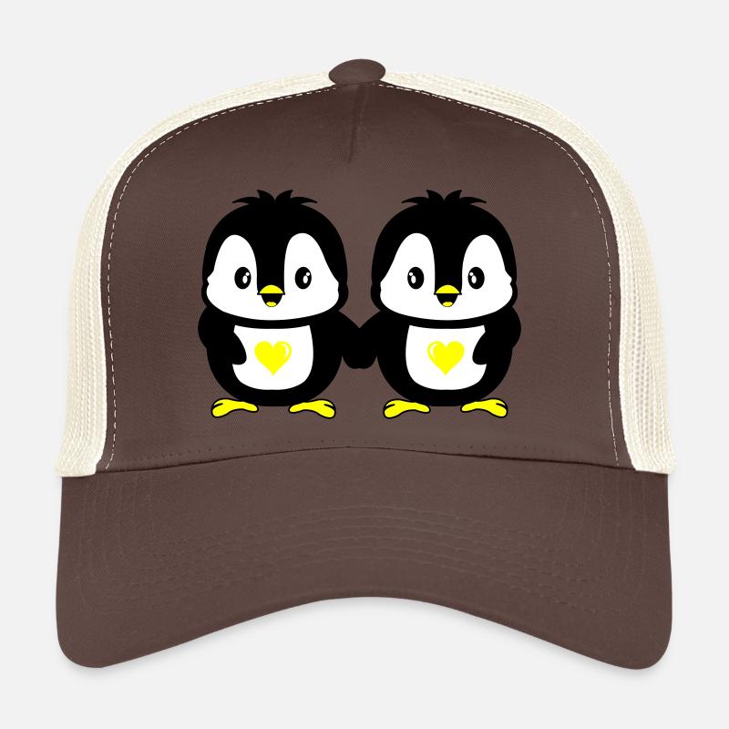 Pingouins Amour mignon Casquette trucker 