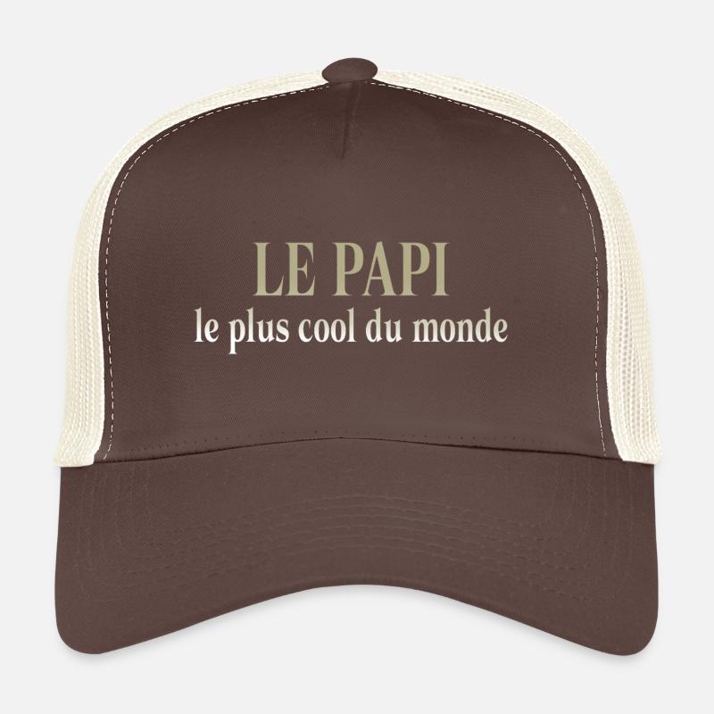 PAPI PAPA GRAND PERE HUMOUR PAPY Casquette trucker 