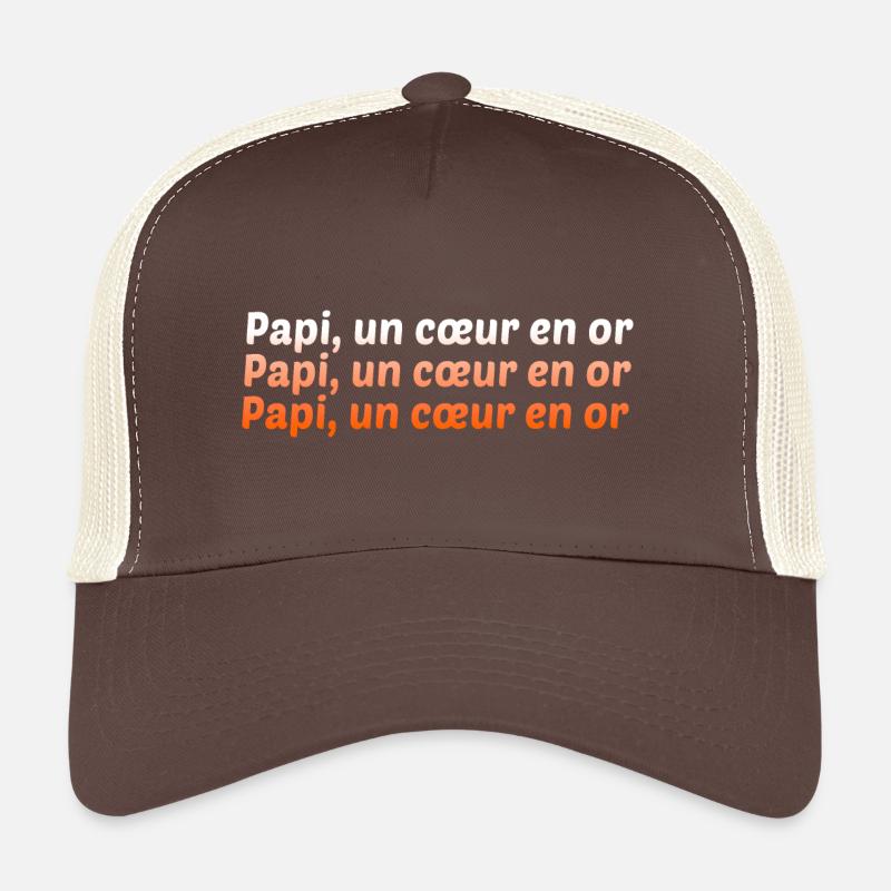PAPI PAPA GRAND PERE HUMOUR PAPY BLAGUE Casquette trucker 