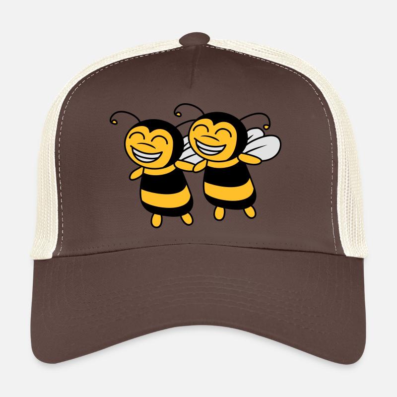 2 Kleine Bienen Freunde Trucker Cap