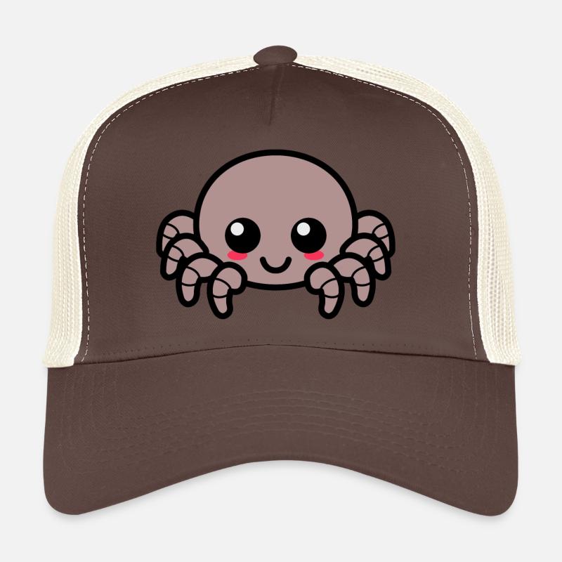 Spinne - Trucker Cap - Braun/Beige
