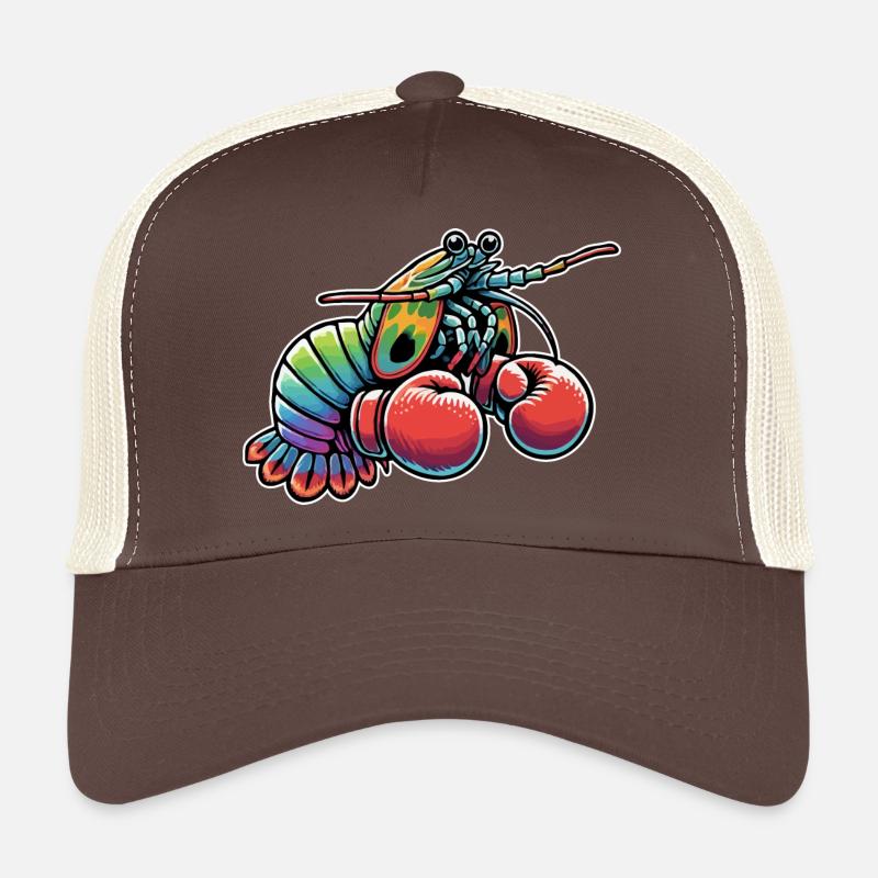 Gottesanbeterin Garnelen Boxen Lustige Gottesanbeterin Garnelen Trucker Cap