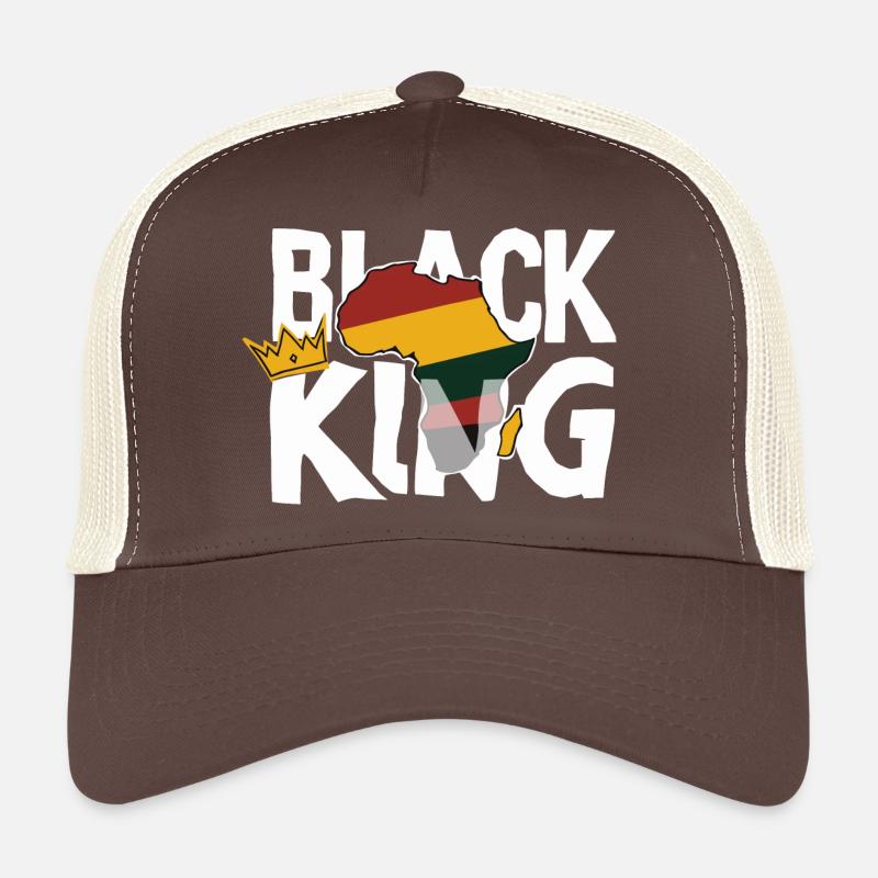 Black King - Trucker Cap - brown/beige