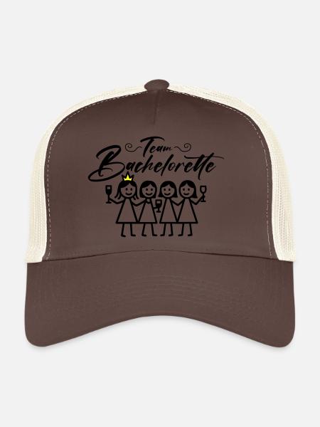 Bachelorette Team Girls - Casquette trucker  - marron/beige - Devant