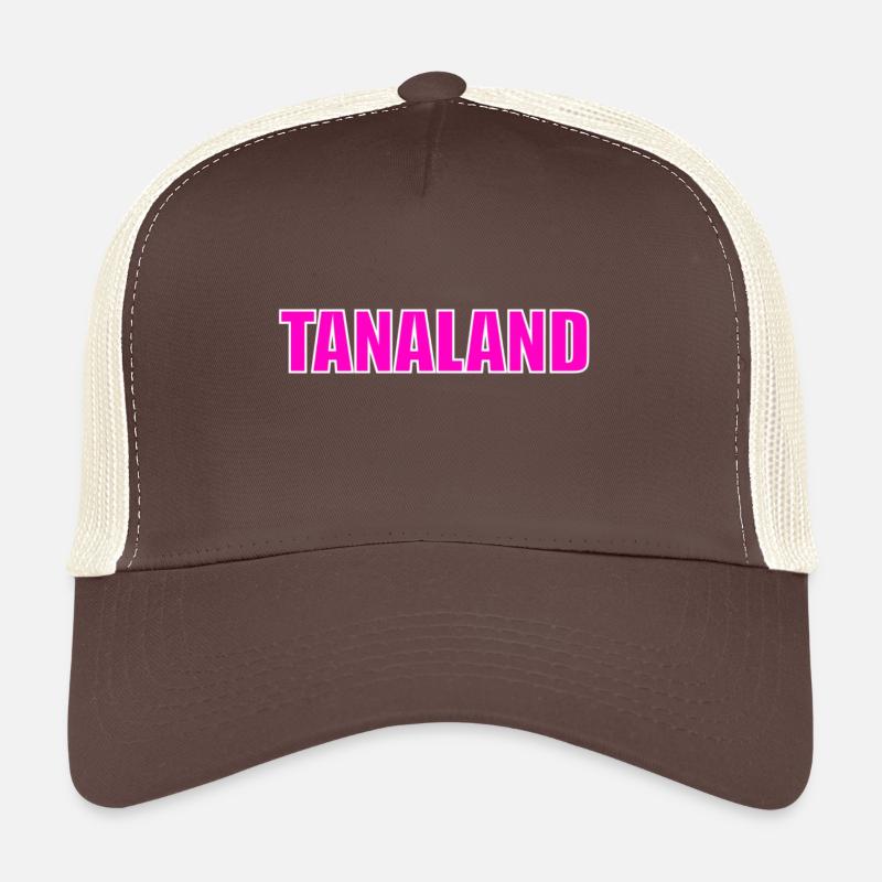 Tanaland - Casquette trucker - marron/beige