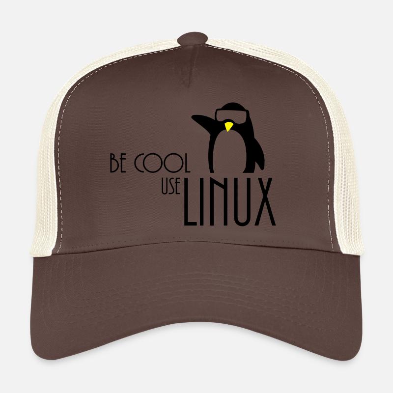 être cool utilisation linux Casquette trucker 