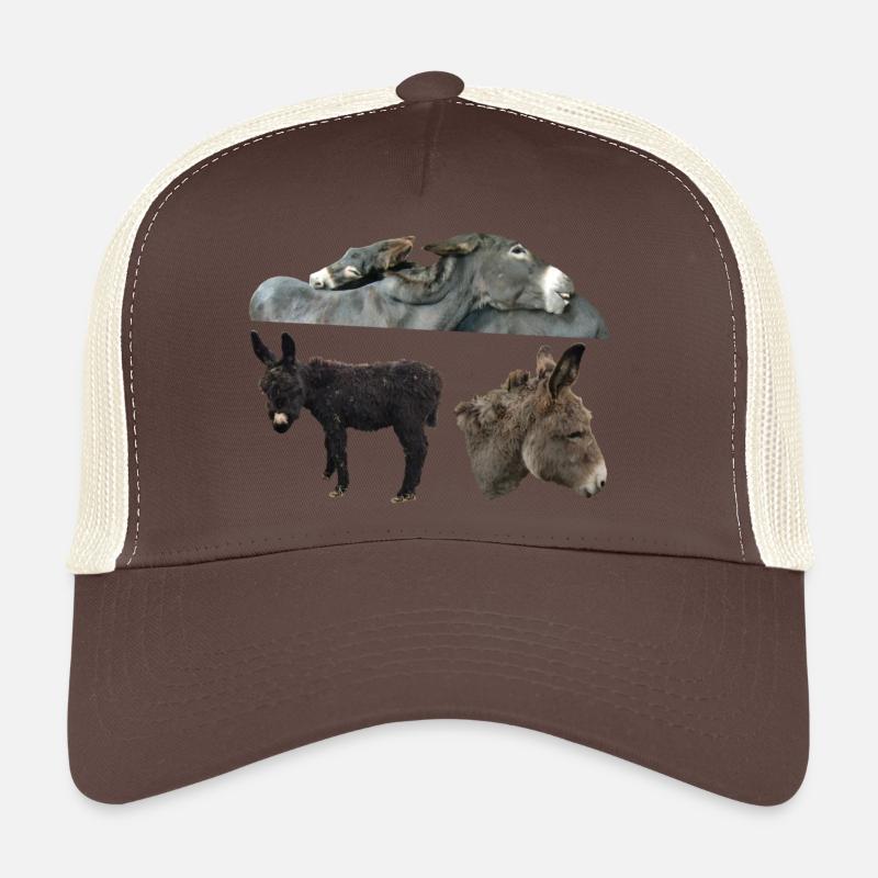 Esel - Trucker Cap - Braun/Beige